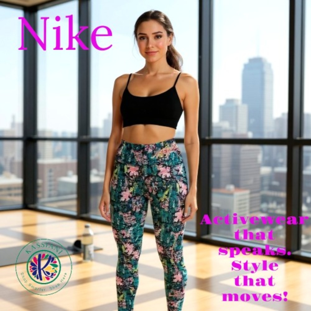 Nike Women's DRI-FIT Epic Fast Femme Leggings - Teal (ODA0360-393)‎ - Size XS